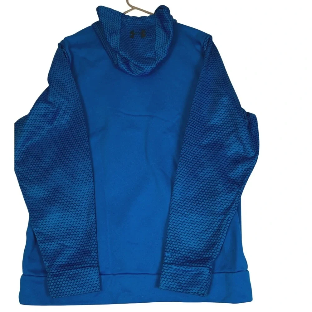 Under Armour STORM1 Men's Hoodie Loose Fit Blue Sweatshirt Size‎ Large Aqua Blue